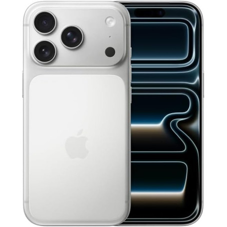 Apple iPhone 17 Pro, 256GB, SIM Global, Argent- Débloqué (Reconditionné)