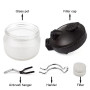 Lanlengtec Kit de nettoyage complet pour aérographe comprenant 1 pot de nettoyage avec support