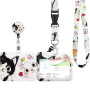 Porte Badge tour de cou Porte Carte avec Cordon Enrouleur Infirmière Bus | Porte Badge tour de cou Clef Enrouleur Collier Carte