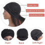 Xtrend 22 Pouces Kinky Straight Yaki Bandeau Perruque Longue Droite Yaki Synthétique Noir Mixte Brun Cheveux Naturel Aspect Band