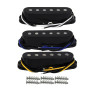 FLEOR Alnico 5 Micro ST Micros à simple bobinage Micro manche/milieu/chevalet de guitare noir pour guitare électrique ST SQ