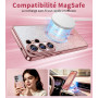 samanoya Glitter Coque Magnétique pour Samsung Galaxy S26 Ultra Compatible avec MagSafe，Brillance Paillette élégance Housse de P