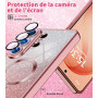samanoya Glitter Coque Magnétique pour Samsung Galaxy S26 Ultra Compatible avec MagSafe，Brillance Paillette élégance Housse de P
