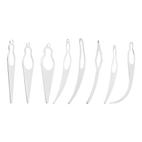 EMSea 8pcs Cheveux Threading Crochet Outil Dreadlocks Extensions Cheveux Tresse Outil Cheveux Verrouillage Outil Serré Accessoir