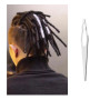 EMSea 8pcs Cheveux Threading Crochet Outil Dreadlocks Extensions Cheveux Tresse Outil Cheveux Verrouillage Outil Serré Accessoir