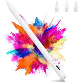 Variglas Stylet pour iPad 2018-2026 - 2X Charge Rapide | Précision Pixel,Rejet de Paume,Compatible avec iPad 11(A16)/10/9/8/7/6