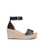DREAM PAIRS Sandales Compensé Femme Espadrilles Plateforme à Bout Ouvert, Sandales Été Chic avec Bride Cheville, Chaussures de P
