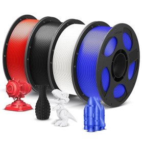 ANYCUBIC PLA+ Filament D'imprimante 3D 1,75 mm, 4KG Filament PLA Plus, Impression avec Plupart des Imprimantes 3D FDM, Identific