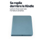 Nouvel étui fin avec fixation aimantée pour Amazon Kindle en aluminium : étui de protection léger et pliant, conçu dans un souci