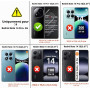 Dechyi Coque pour Xiaomi Redmi Note14 Pro Plus 5G et 2 pièces Protection ecran Lentille Coulissante Couverture Support d’Anneau 