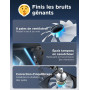 AsiaHorse Ventilateur de boîtier PC ARGB 120MM [Lot de 3] [Infinity Mirror] [HDB] Ventilateur RGB 1800 RPM/ 61.5CFM/ 24 LEDs 5V 
