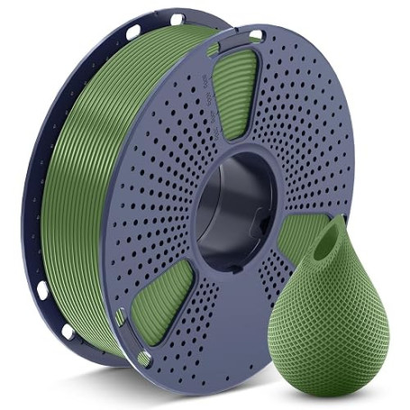 SUNLU Filament PETG Vert olive 1.75mm, Filament Imprimante 3D Vert PETG 1KG | Haute résistance & Grande ténacité PETG 1KG (2,2 l