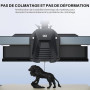 ELEGOO Filament PLA+ 1.75mm Noir 1KG | Précision Dimensionnelle +/- 0.02mm Bobine de Carton Filament d'Impression 3D Convient à