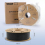 ELEGOO Filament PLA+ 1.75mm Blanc 1KG | Précision Dimensionnelle +/- 0.02mm Bobine de Carton Filament d'Impression 3D Convient à