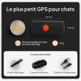Weenect Chat XS - Mini Collier GPS pour Chat | Abonnement requis | Plus petit du marché • Une position par seconde • Sans limite