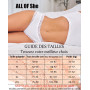 ALL OF SHE Lot de 6 sous-vêtements en Coton Caleçons Femmes Slip Dentelle Culotte Soft Hipster Sexy Panties Underwear Women Mult