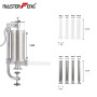 MASTER FENG Poussoir à Saucisse, en Aluminium Inoxydable Machine à Saucisses Professionnelle Manuel Poussoir à Viande avec 8 Tub