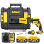 DEWALT - Visseuse Plaques de Plâtre Brushless 18V XR 5.0Ah Li-Ion - DCF620P2K-QW - Tournevis Électrique sans Fil avec 2 Batterie