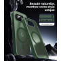 Opkiegrn 3 in 1 Magnétique Coque pour Google Pixel 10A, Vert | Compatible avec MagSafe avec Verre trempé Protection écran, Anti-
