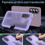 OWKEY Coque pour Samsung Galaxy A57 5G avec Protecteur d'écran, Violet | Etui Antichoc Anti-Rayure Housse 360° Integrale Silicon