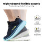 FitVille Chaussures de Running Homme Extra Larges Respirantes | Baskets légères pour la course et la marche. Usage intérieur et 
