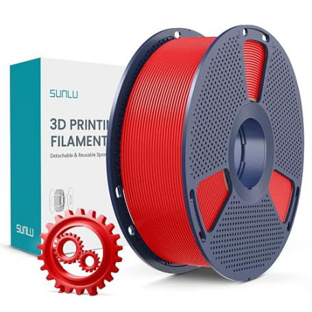 SUNLU PLA+ Filament 1.75mm, Durabilité et Résistance Accrues | Filament PLA Plus pour imprimantes 3D FDM, Bobine de 1 kg, pla+ R
