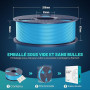 SUNLU PLA+ Filament 1.75mm, Durabilité et Résistance Accrues | Filament PLA Plus pour imprimantes 3D FDM, Bobine de 1 kg, pla+ R