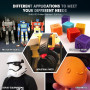 SUNLU PLA+ Filament 1.75mm, Durabilité et Résistance Accrues | Filament PLA Plus pour imprimantes 3D FDM, Bobine de 1 kg, pla+ R