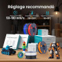 SUNLU Filament PLA+ 1.75mm, Filament PLA Plus pour Imprimante 3D, PLA+ Filament pour Impression 3D, Meilleure Ténacité et Résist