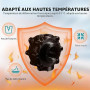 SUNLU Rapide Filament ABS Noir 1.75mm 1KG, ABS Filament Imprimante 3D | 350mm/s haute vitesse bobine ABS, haute résistance à la