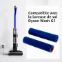 WuYan Brosse à double tambour pour Dyson Wash G1 Accessoire de nettoyage de sol Anti-traces de balayage