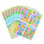900 Pièces Lettres Autocollantes Alphabet en Vinyle, Stickers Lettres Minuscules et Majuscules Colorées, Autocollant Lettre Adhé