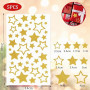 Coicok 394 Pièces Autocollants Paillettes Noël, Autocollantes, Noël Stickers, Gommettes, Stickers Noel Scrapbooking, Calendrier