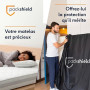 Housse de Protection Matelas pour Déménagement et Stockage - Housse de Matelas 140x200 cm - Housse de Matelas Imperméable 100% O