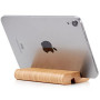FadyDail Support Tablette Bureau en Bambou, Portable Porte Telephone en Bois Tablet Stand pour Tablette, iPhone, iPad Bureau et