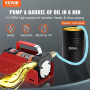 VEVOR Pompe Transfert Diesel 37,8 L/min Pompe Gasoil 12 V CC Pompe Transfert Carburant Électrique Buse Arrêt Auto Pompe à Fioul