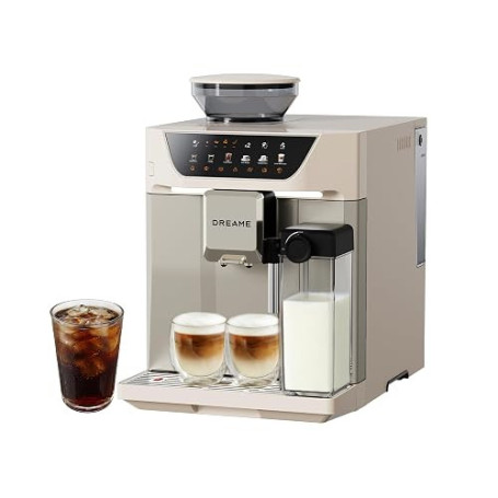 dreame Ecceluxe Master Machine à expresso automatique, Cold Brew 1 Touche | Écran Couleur, 6 café, Contrôle Fluide De La Mousse,