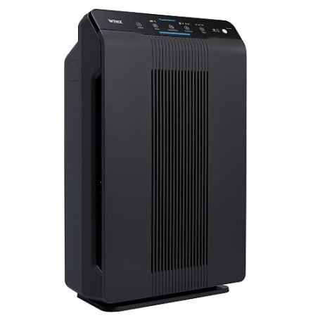WINIX 5500-2 Purificateur d'Air 99m² CADR 390m³/h Filtre HEPA PlasmaWave, Noir