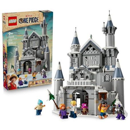 LEGO One Piece Bataille au château de Drum 75645 | Jouet pour enfant dès 9 ans, déco de chambre d'enfant, 6 minifigurines dont L