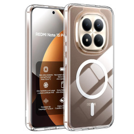 Fitudoos Coque pour Xiaomi Redmi Note 15 Pro+ / Redmi Note 15 Pro Plus 5G / Poco M8 Pro 5G, Compatible MagSafe, Protección Grado
