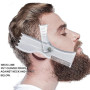 Pochoir de façonnage de barbe pour boucin, moustache, pattes, poils du visage, guide de toilettage pour homme