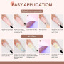 Vishine 3D Nail Gel Nail Art – Gel Sculptant Transparent 15g No Wipe, pour Dessins, Moulages, Strass 3D, Sculptures et Décoratio