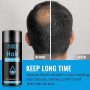 PoudreDensifianteCheveux, Poudre de Cheveux, Fibre Capillaire Avec Applicateur en Spray, Poudre de Spray épaississant, Naturelle