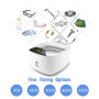 LifeBasis Nettoyeur Ultrasons 850 ml 42 kHz, Écran Tactile et Cuve Inox | Bac à Ultrasons 55W, 5 Minuteries et Panier Inclus pou