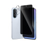 Verre Trempé Anti-Espion pour Samsung Galaxy A57/ Galaxy A37 5G, 2+2 Pièces | Afikyutu 2 Pièces Vitres de Protection Anti-Espion