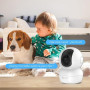 EZVIZ Camera Interieur 360°, Caméra Surveillance WiFi 2.4Ghz | Vision Nocturne, Détection de Mouvement Suivi Intelligent, Audio