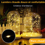 DWDHYEAN Lot de 30 Guirlande Lumineuse LED Mini Guirlande a Pile 1M 10 Fil de Cuivre Intérieur et Extérieur Décoration Lumière p