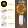 DWDHYEAN Lot de 30 Guirlande Lumineuse LED Mini Guirlande a Pile 1M 10 Fil de Cuivre Intérieur et Extérieur Décoration Lumière p