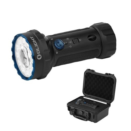 OLIGHT Marauder Mini 2 Lampe Torche Led Ultra Puissante 10000 Lumens 750 m | Lampe de Poche Rechargeable MCC&USB, Powerful Flash