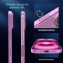 caslord Transparent Ultra Mince Coque pour iPhone 16 | Anti Jaune | TPU | Antichoc | Anti Rayures